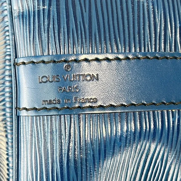 Louis Vuitton Epi Petit Noe Shoulder Bag Blue - Picture 10 of 15